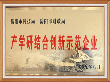 產(chǎn)學研結(jié)合創(chuàng)新示范企業(yè)